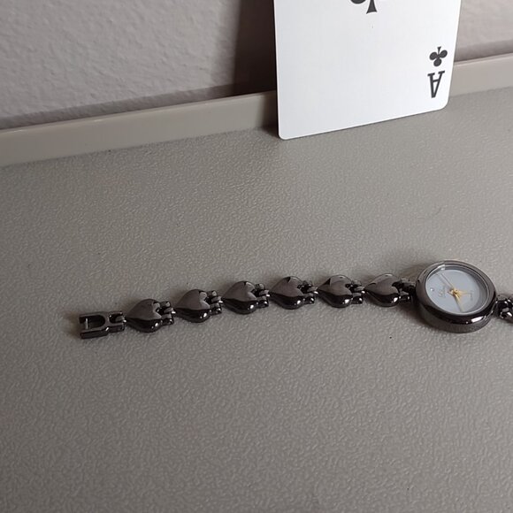 Untested Lolina Black Heart Watch - Picture 5 of 10